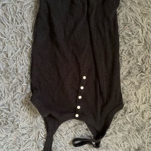 Black tank top